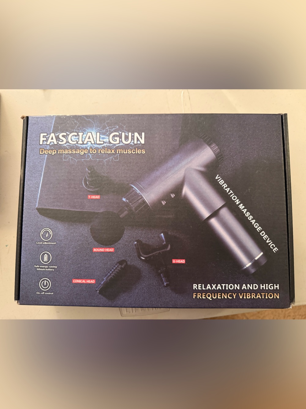 Fascial gun Vibration Massage Device - Black